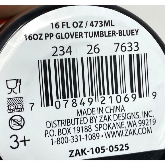 Target Zak Designs 16oz Glover Tumbler Bluey Tumbler Halloween Ages 3+ - Picture 5 of 7